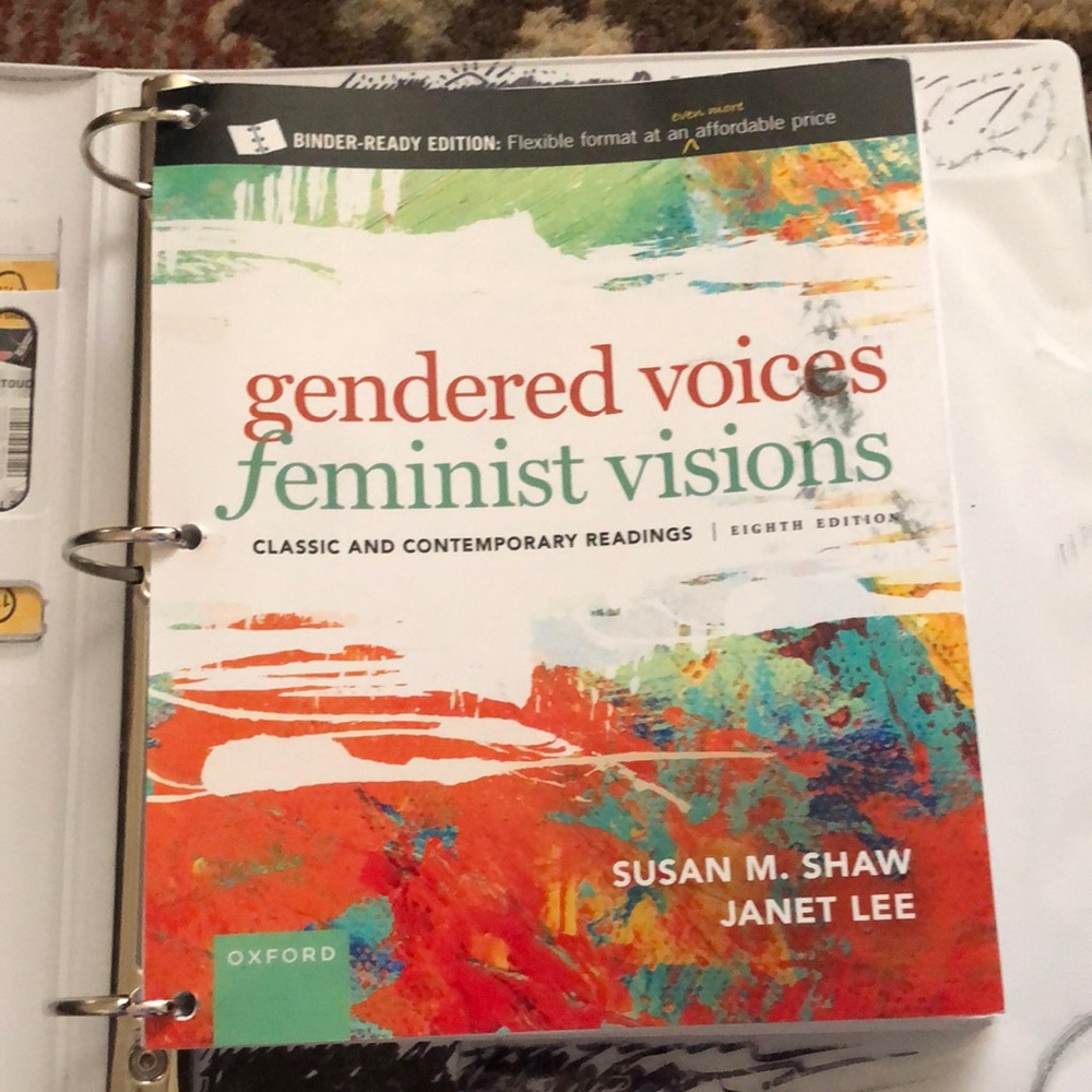 Gendered voices feminist visions book